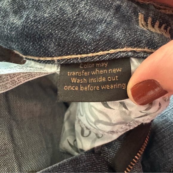 Nine West Y2K Jeans Denim Bootcut Medium Wash Mid Rise Zip Closure Size 6 / 27 - Picture 9 of 16
